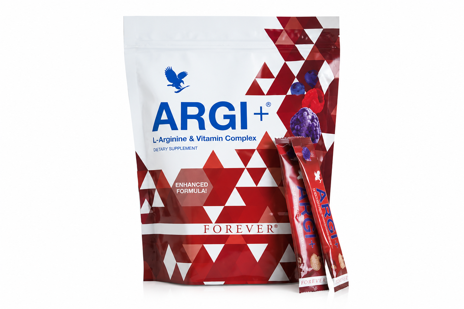 Forever Argi+ complément alimentaire à base de L-arginine, vitamines et extraits végétaux pour accompagner la circulation sanguine et la vitalité