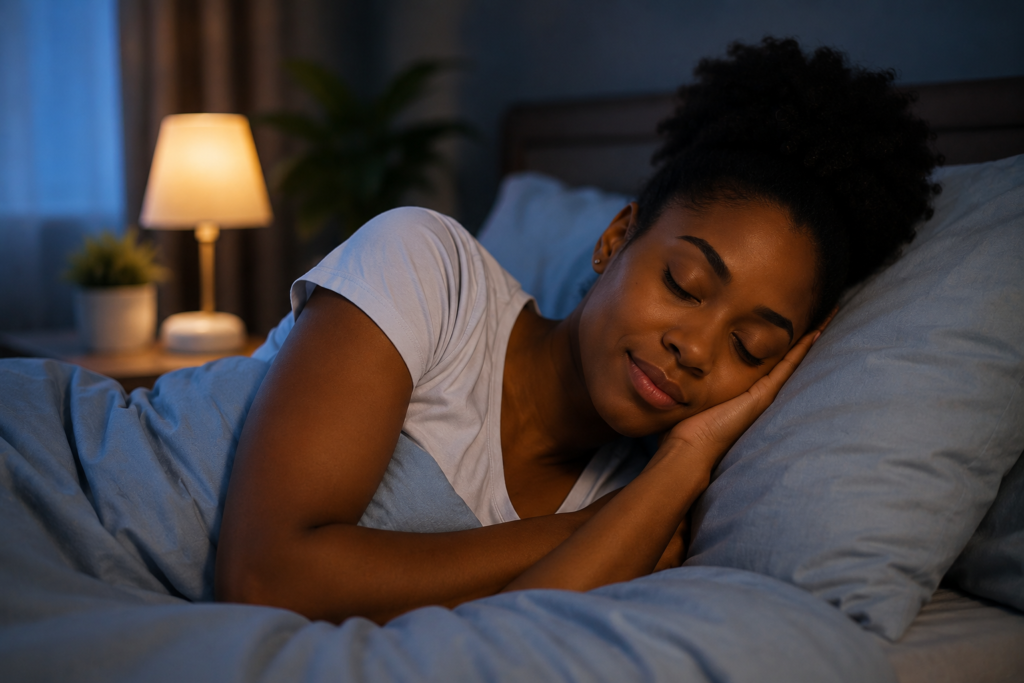 Nuit paisible dans un lit douillet
